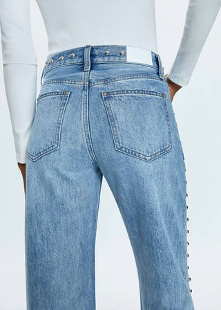 Pistola - Lexi Mid Rise Bowed Straight Jean