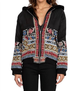 Johnny Was - Malini Fur Bomber Jacket