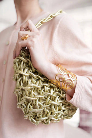 Debbie Katz - Women's Nicole Metallic Crochet Bag