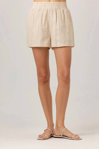 Sundays - Stripe Linen Fuller Shorts
