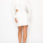 A.C.G. Los Angeles - Elegant Cut Out in Long Sleeve Mini Dress