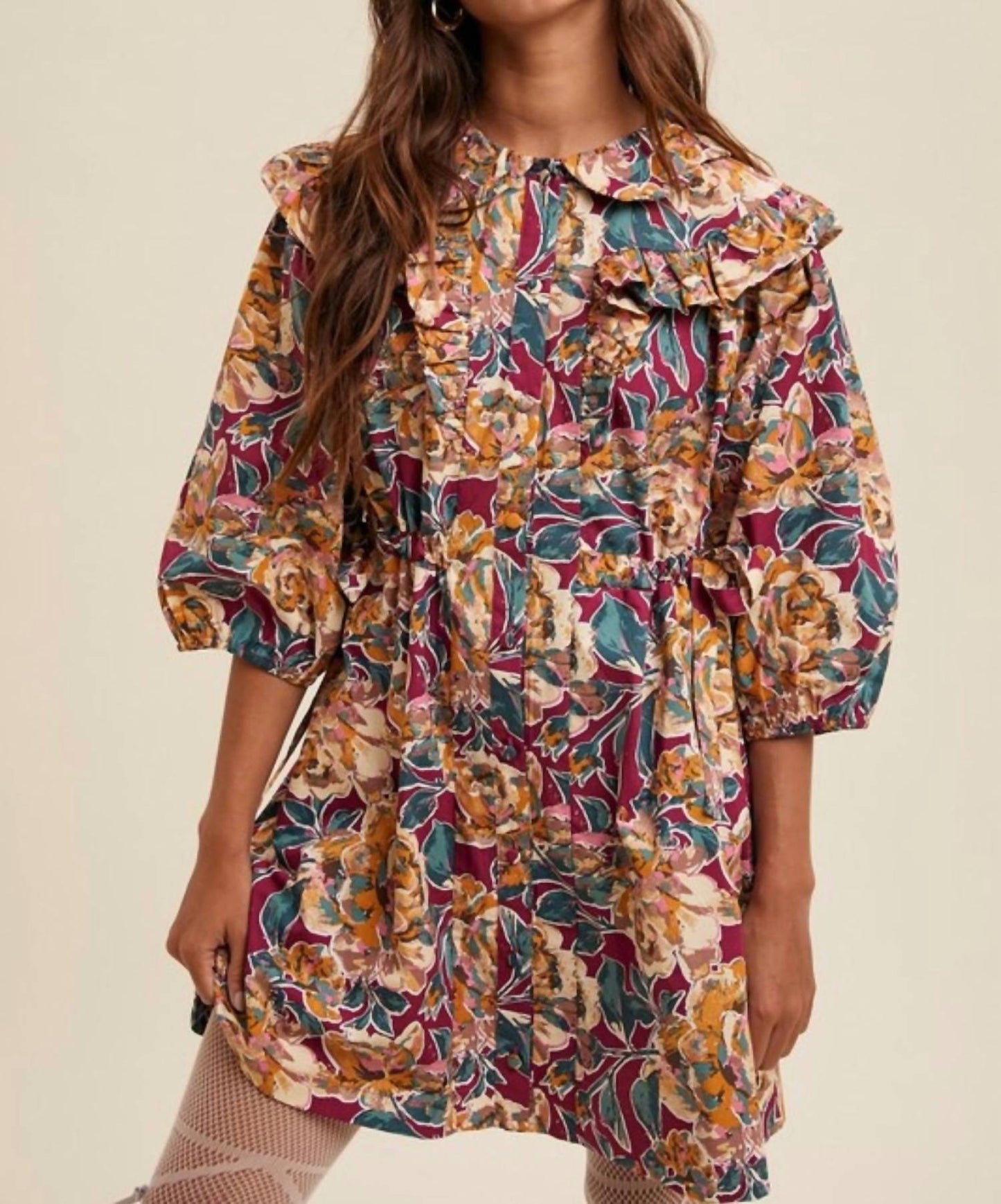 Fashion Go - Floral Mini Dress