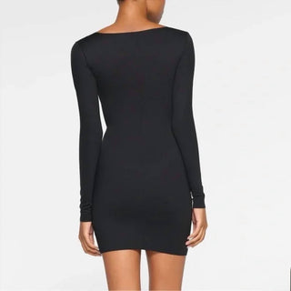 Skims - Body Long Sleeve mini scoop Dress