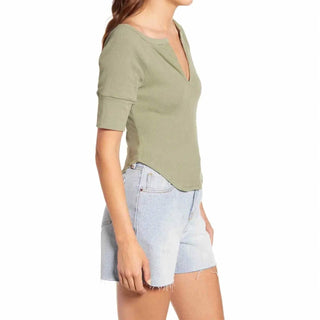 Free People - Blake Baby V-neck Tee