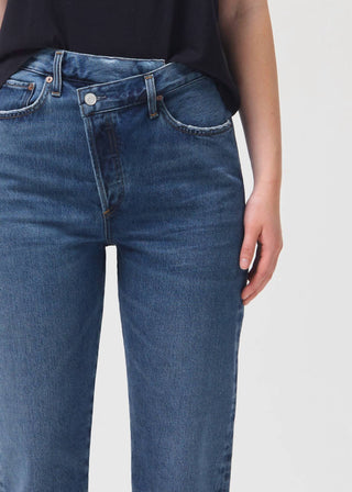 Agolde - Criss Cross Straight Jeans