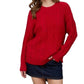 Blu Pepper - Crewneck Cable Knit Sweater