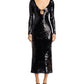 Bardot Verona Sequin Maxi Dress Black Size 6