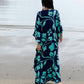Saachi - Bold Floral Kaftan Dress