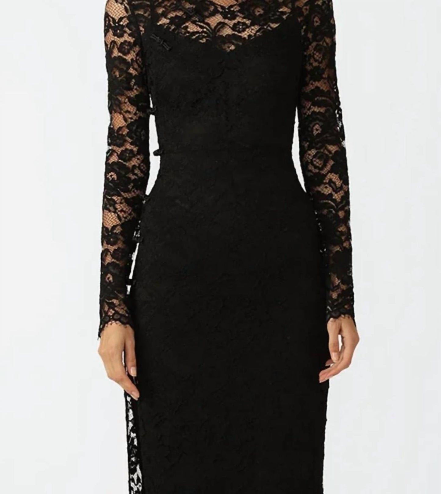 Sau Lee - Rebecca Full-length Lace Dress