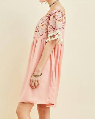 Entro - Wildflower Off The Shoulder Dress