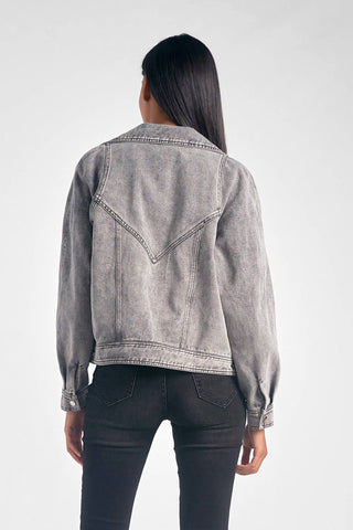 Elan - Moto Denim Jacket