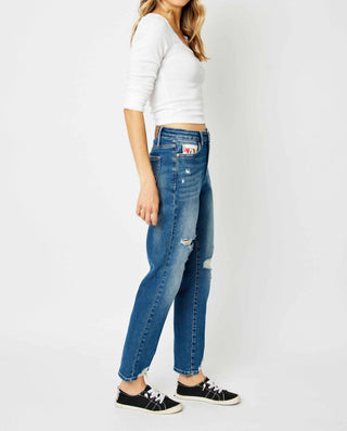 Judy Blue - High Waist Coin Pocket Boyfriend Jeans
