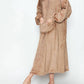 Double Take - Full Size Pocketed Hooded Midi Lounge Dress