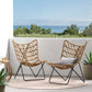 Bryson Light Brown Outdoor Chair Set