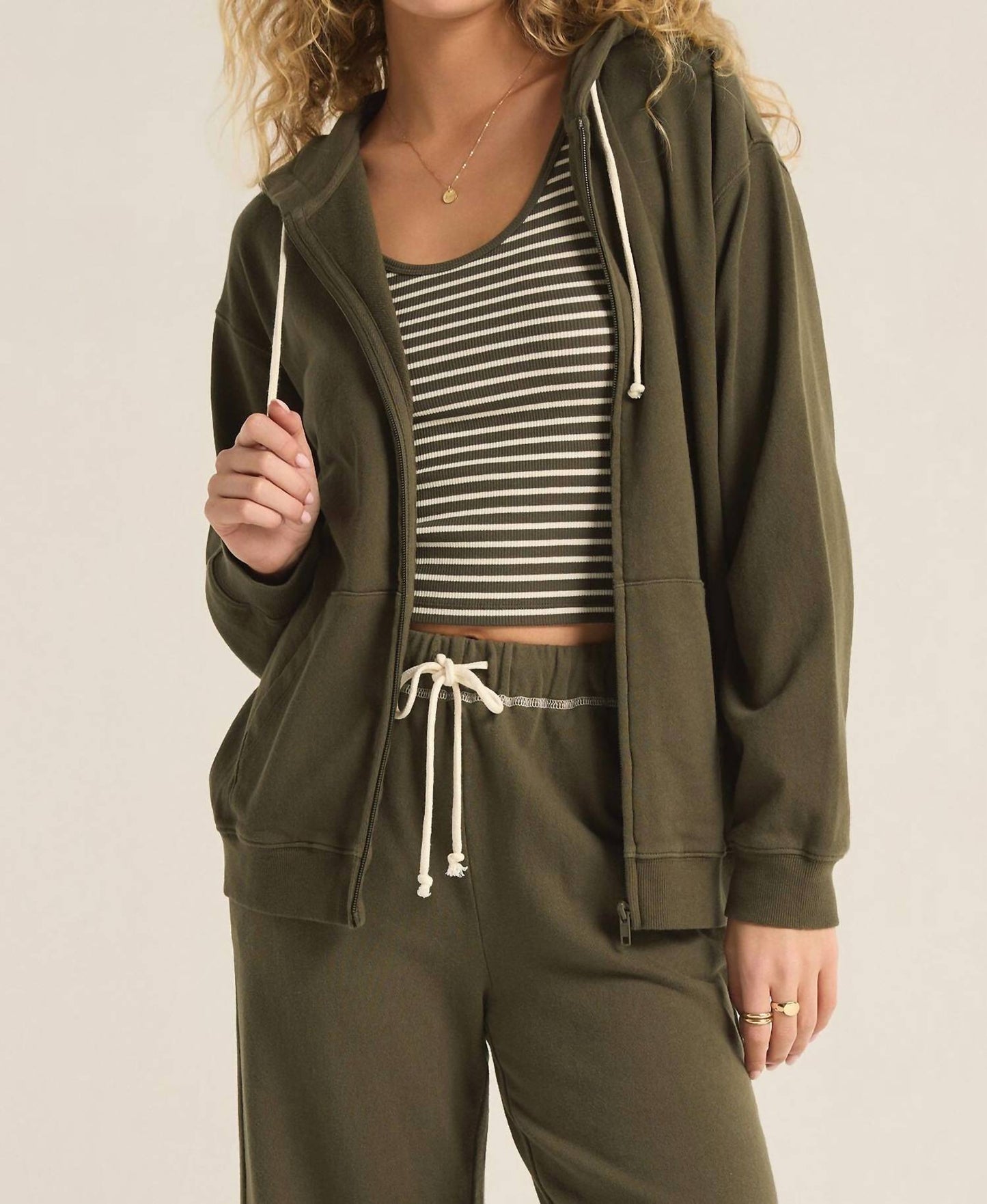 Z Supply - Academy Zip Up Hoodie