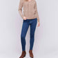 Charlie B - Cold Dye Cable Knit Sweater