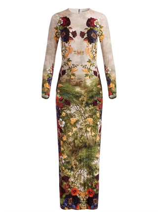 Alice + Olivia - Delora Maxi Forbidden Forest Dress