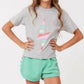 Vintage Havana - Fleece Shorts With Stripes