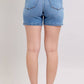 Judy Blue - High Rise Mid Length Dad Denim Short