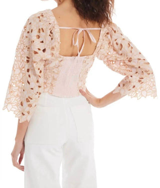 Allison New York - Poppy Embroidered Top