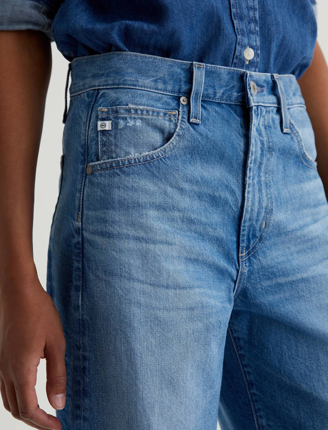 Ag Jeans - Hattie High Rise Barrel Leg Jeans