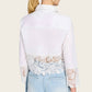 Generation Love - Issa Lace Combo Shirt