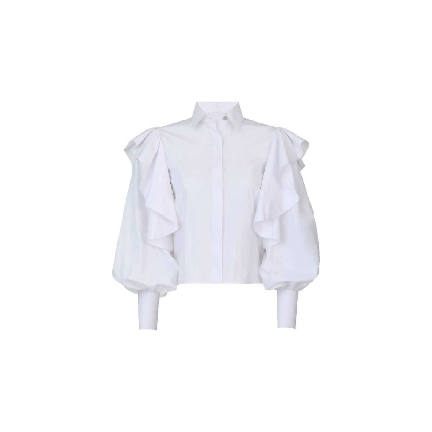 No Pise La Grama - La Sabana Ruffle Long Sleeve Shirt