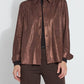 Lysse - Connie Patent Foil Vegan Suede Shacket