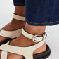 Free People - Women's Anya Criss Cross Footbed Sandals