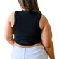 White Birch - Best Friends Cropped Tank Top
