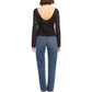 Fifteen Twenty - Loren Scoop Back Flare Sleeves Top