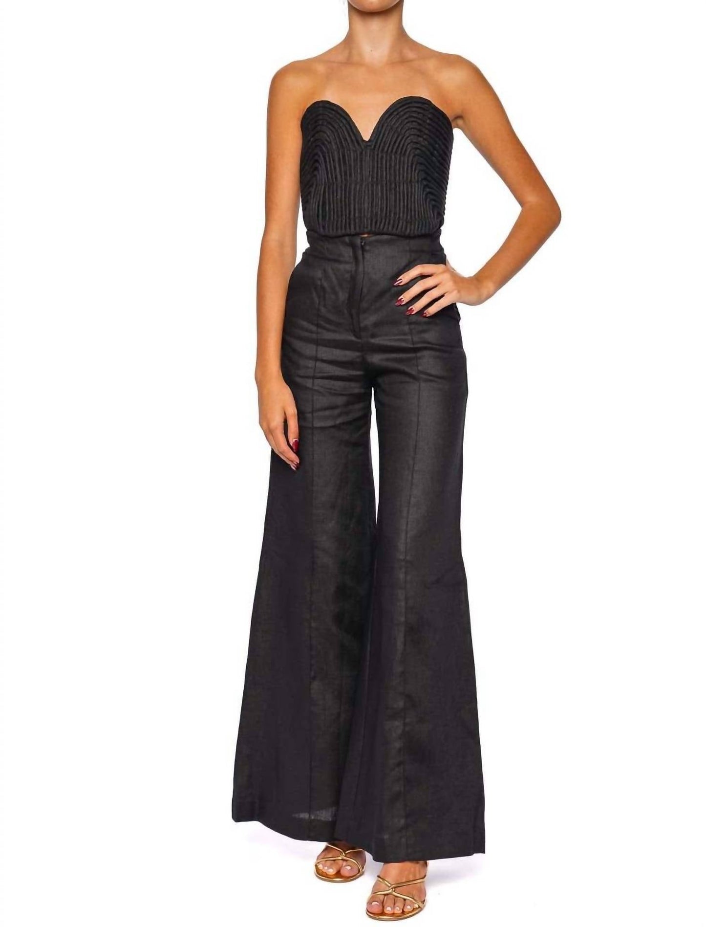 Andres Otalora - Templo Embroidered Corset Top