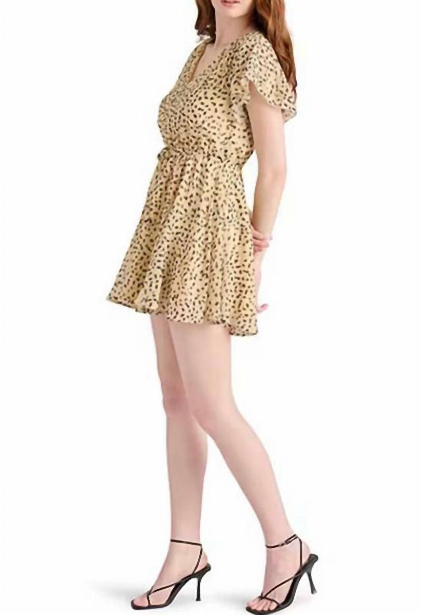 Steve Madden - Cap Sleeve Tie Mini Dress