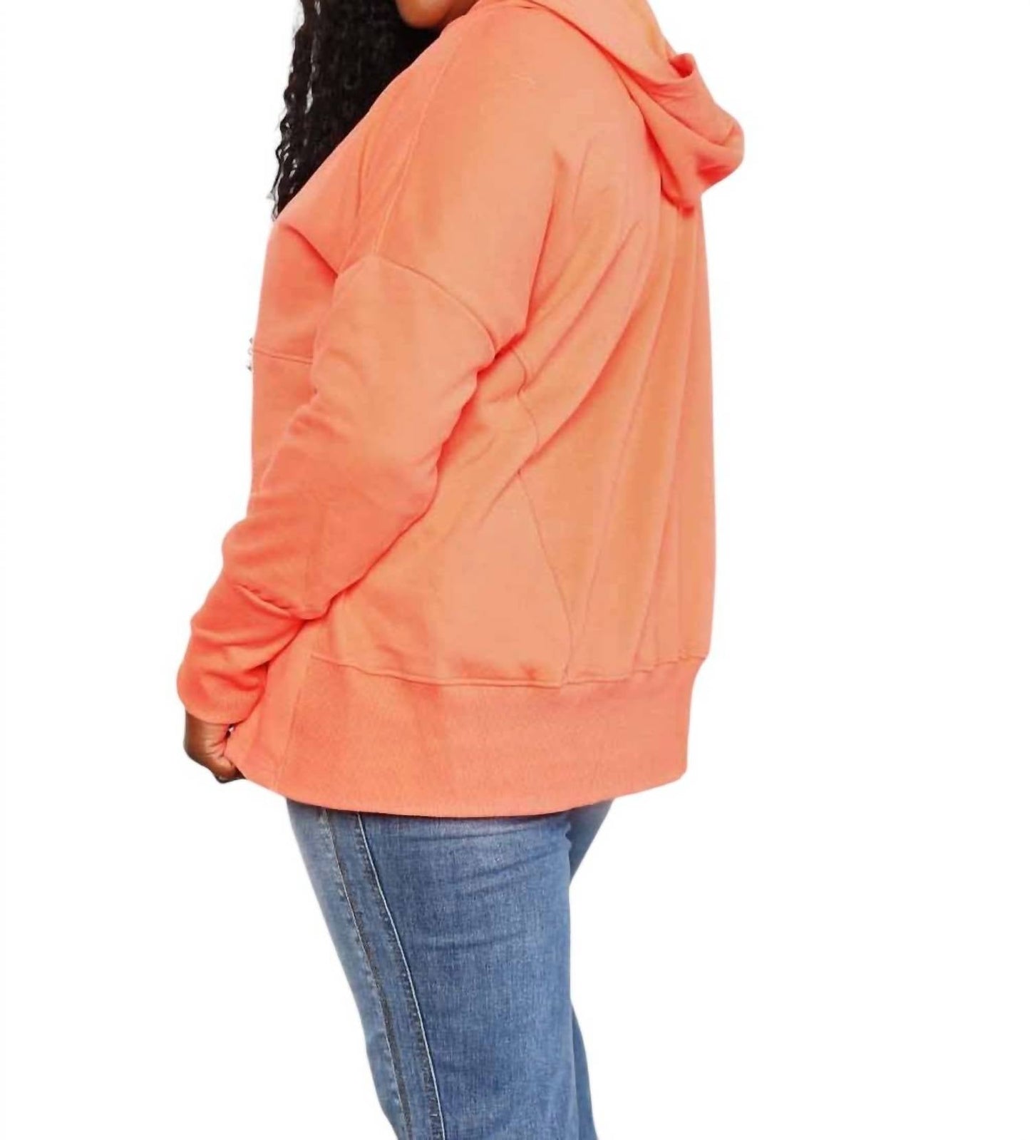 Double Take - Quarter-Snap Dropped Shoulder Hoodie