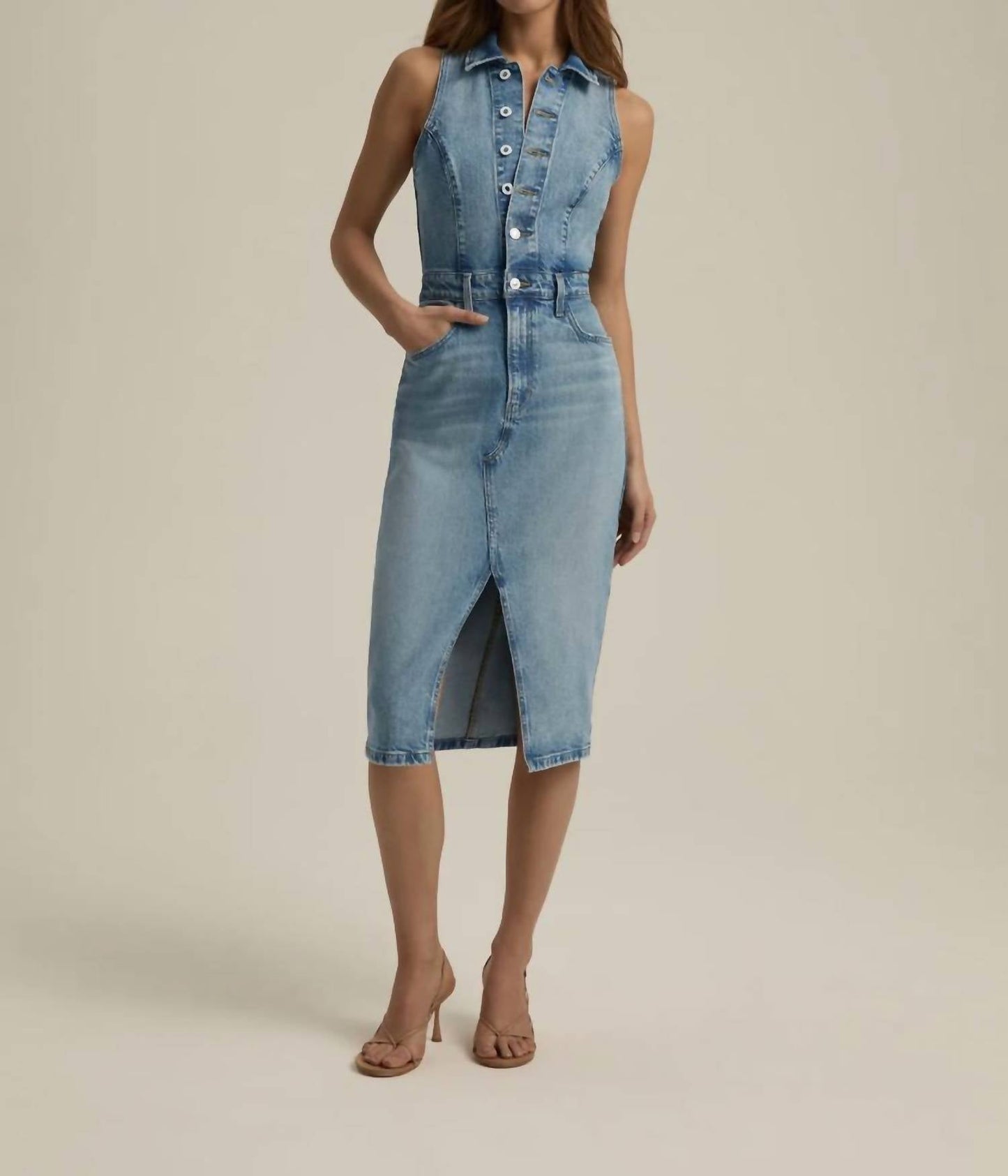 Favorite Daughter - The Halter City Midi Dress