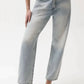 Pistola - Lexi Mid Rise Bowed Straight Jeans