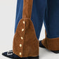 Farm Rio - Western denim wide low waisted pants