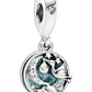 Pandora - Stork And Twinkling Stars Dangle Charm