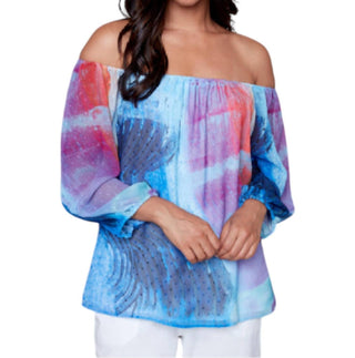 Claire Desjardins - Tulips Tulip' Off-the-shoulder Top