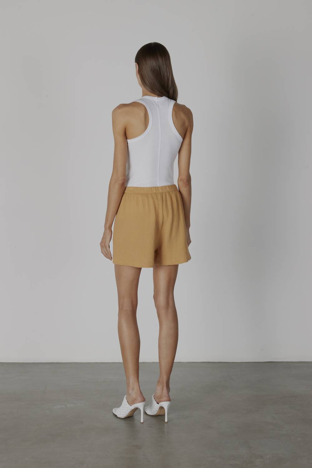 Enza Costa - SUPIMA COTTON BOLD U RACER TANK