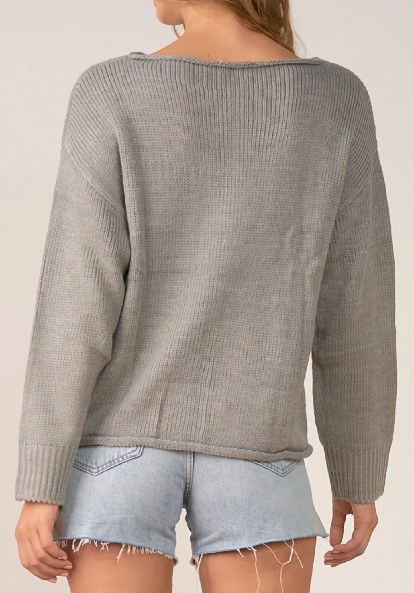 Elan - Camo Star Pull Over Sweater