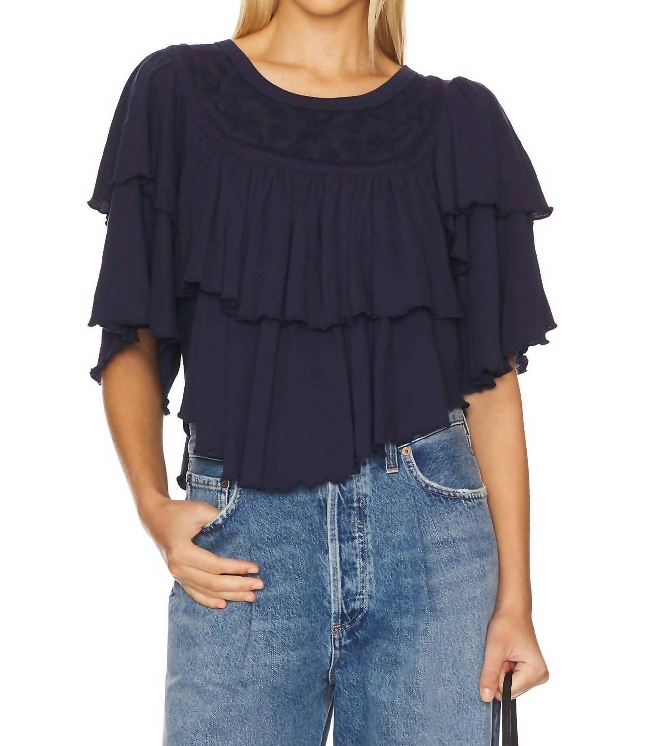 Free People - Rose Party Tee