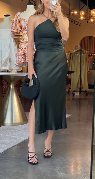 Enza Costa - Cedar Ribbed Stretch Halter Top