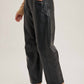 Bluivy - Vegan Leather Barrel Pants