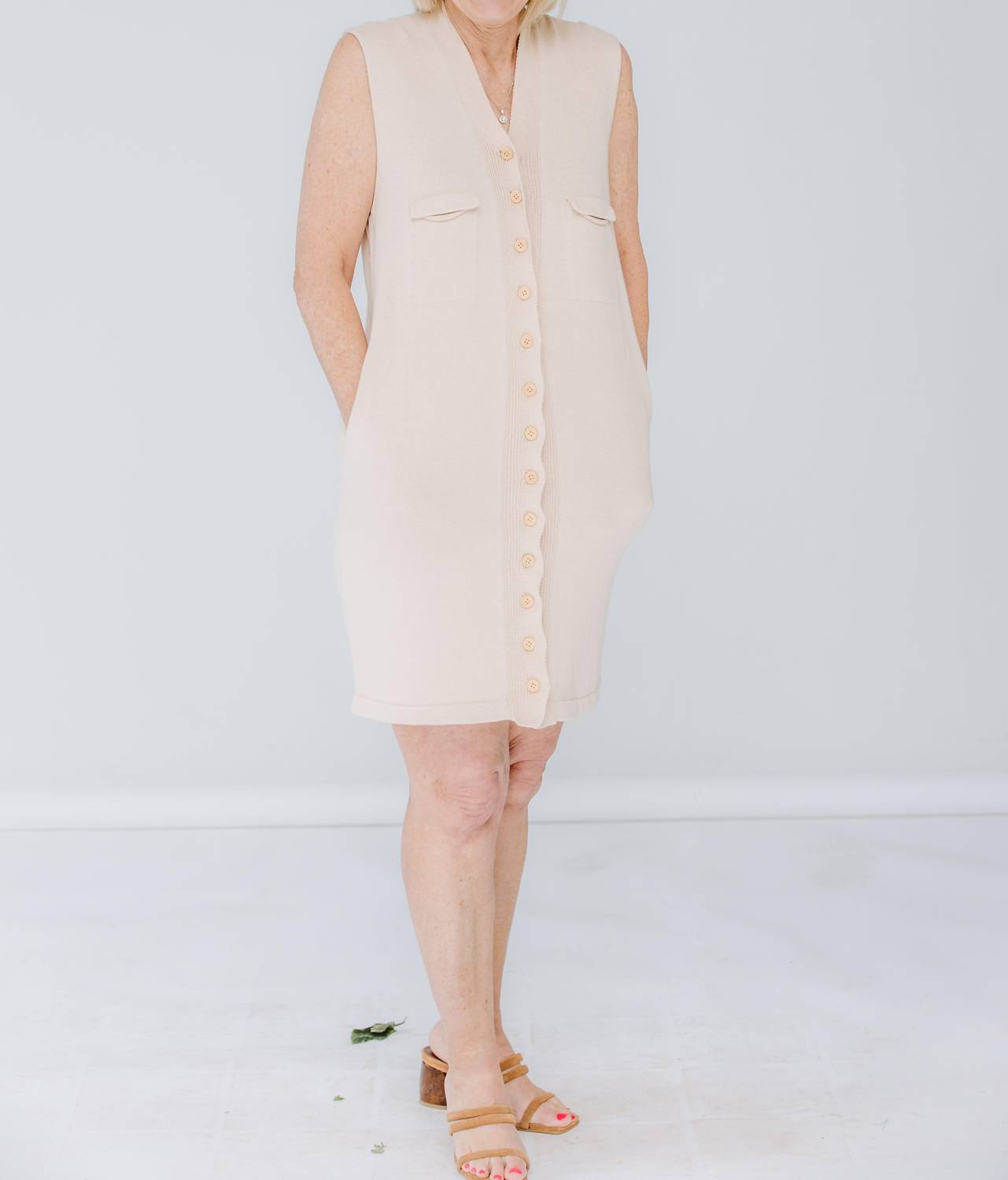 Été Noir - Button Up Mini Dress