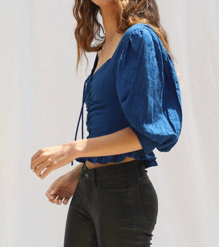 Jen'S Pirate Booty - Brenner Puff Sleeve Top