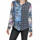 Apny - Button-up Shirt With Roll Up Sleeve