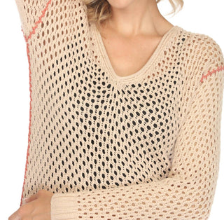 Johnny Was - Theresa Crochet Sweater Top