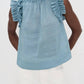 Sea - Anise Flutter Sleeve Top