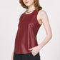 Another Love - Carmela Vegan Leather Tank
